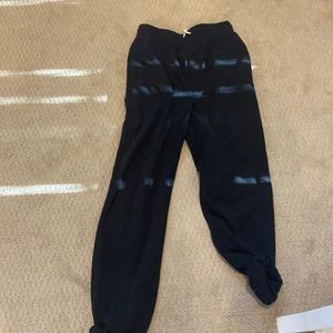 black sweatpants